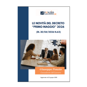 Le novità del Decreto "Primo maggio" 2026 ( DL 30/04/2026 n.62)